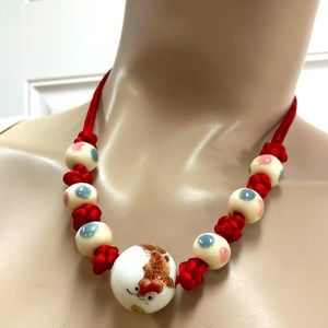 Ceramic Koi Necklace